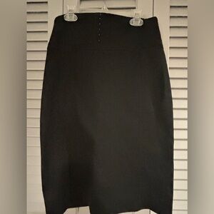 Pencil skirt with corset details